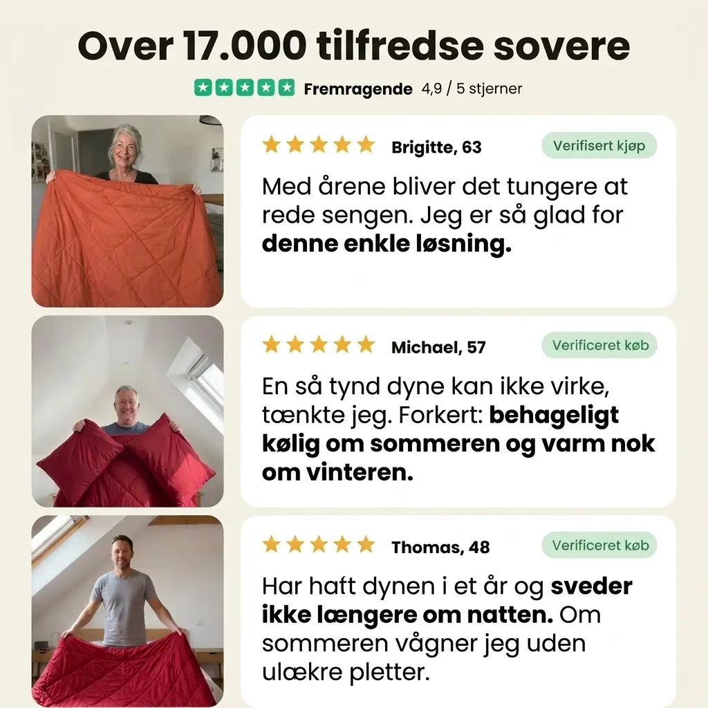 EnkelDyne® – Den hurtigtørrende 2-i-1-dyne, der gør en ende på dynebetræk