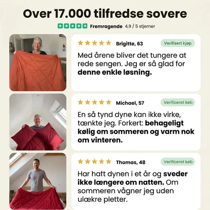 EnkelDyne® – Den hurtigtørrende 2-i-1-dyne, der gør en ende på dynebetræk